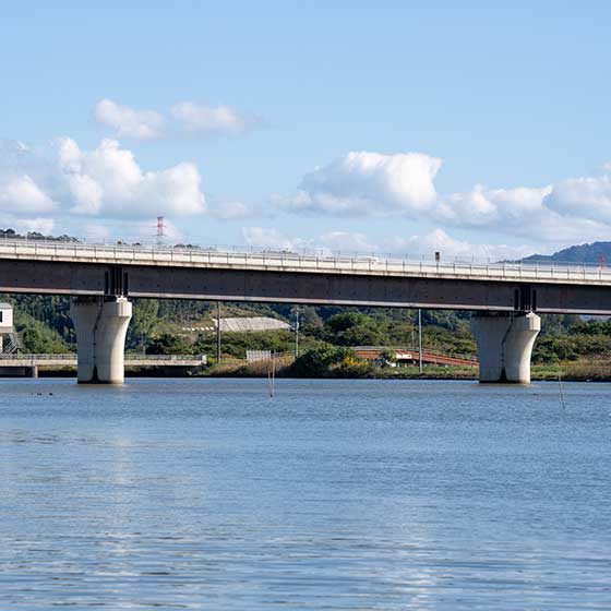 松江だんだん道路・東津田高架橋下部